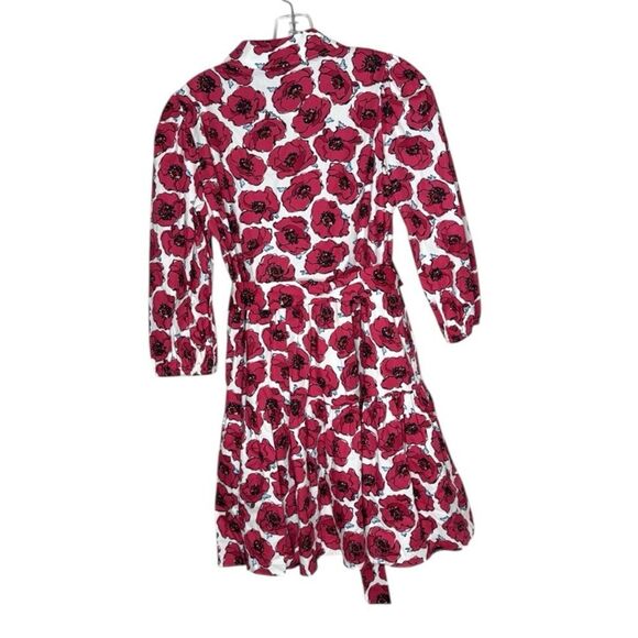 Kate Spade Poppy Toss Belted Shirtdress. Size Small. - Picture 4 of 13